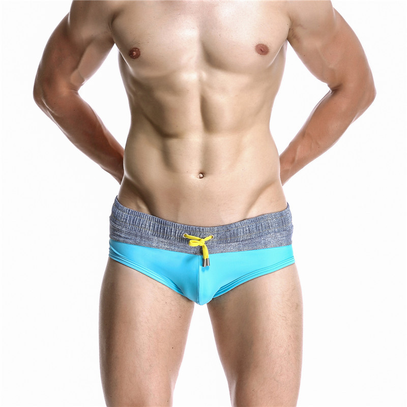Mens Color Blocking Swimming B - огляд і ціна Swim Trunk Quick Dry