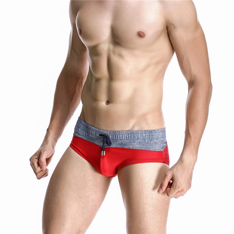 Mens Color Blocking Swimming B - огляд і ціна Swim Trunk Quick Dry