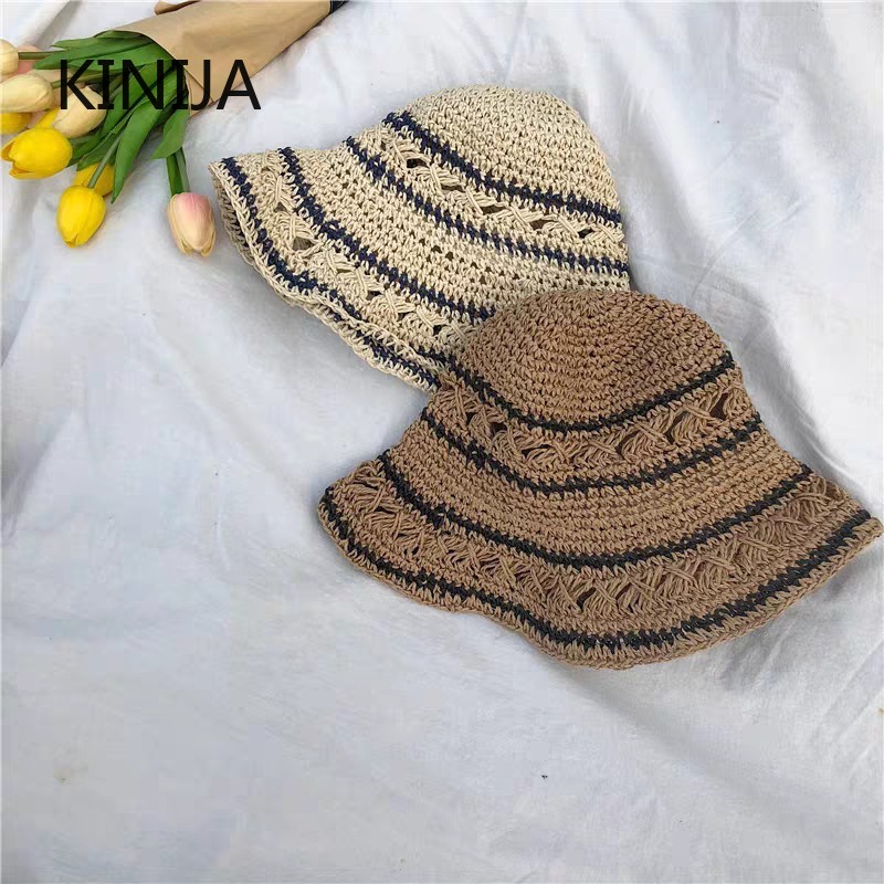 Summer Hat Women Straw Sun Hat - огляд і ціна Bucket Hat Straw