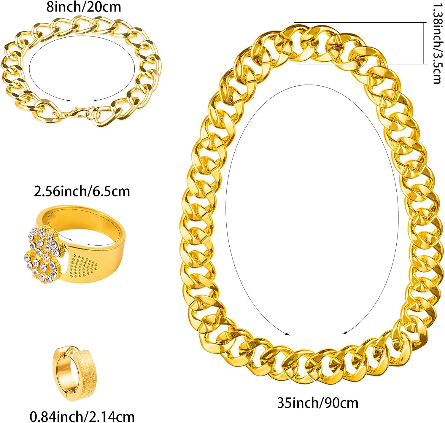 PESENAR 80s 90sHip Hop Costume - огляд і ціна Sunglass Retainer Cord