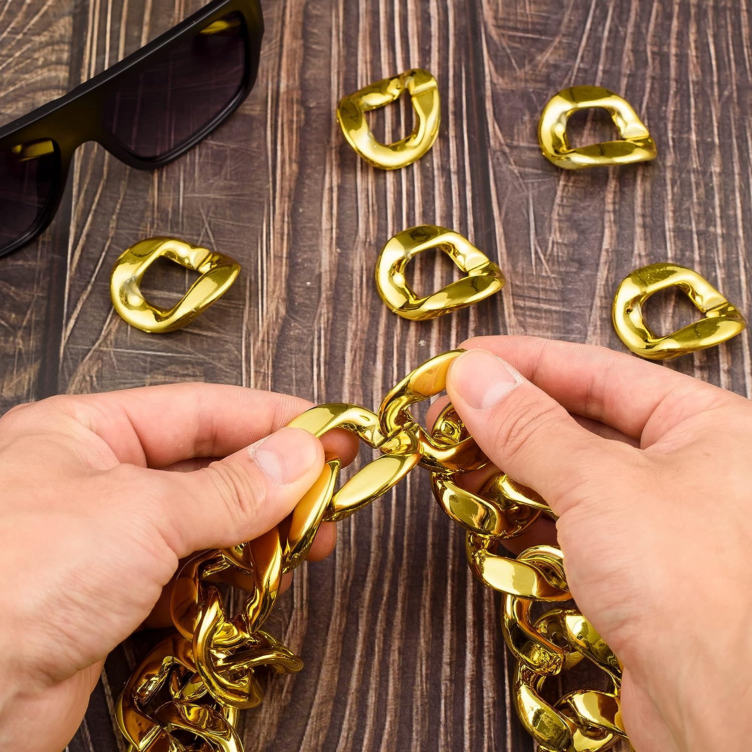 PESENAR 80s 90sHip Hop Costume - огляд і ціна Sunglass Retainer Cord